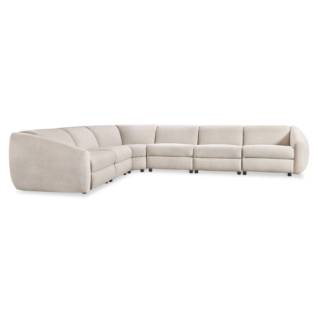 Avignon 6-Piece Fabric Power Motion Sectional Recliner
