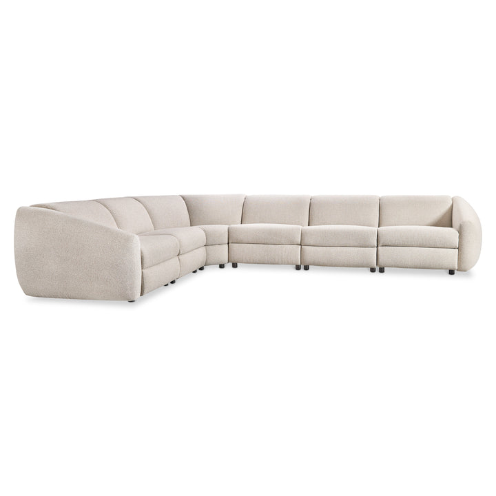 Avignon 6-Piece Fabric Power Motion Sectional Recliner