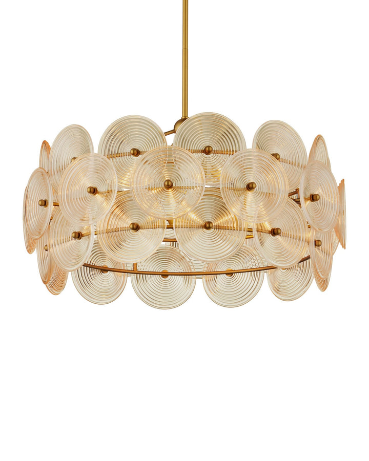 Chandeliers Whirlwind Medium Gold Chandelier