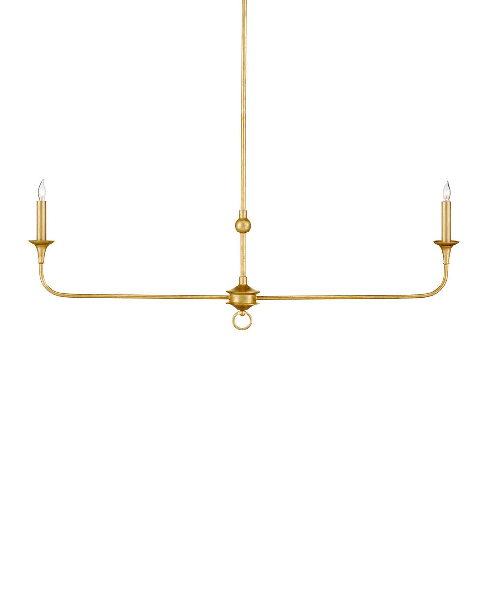 Chandeliers Nottaway Linear Gold Chandelier