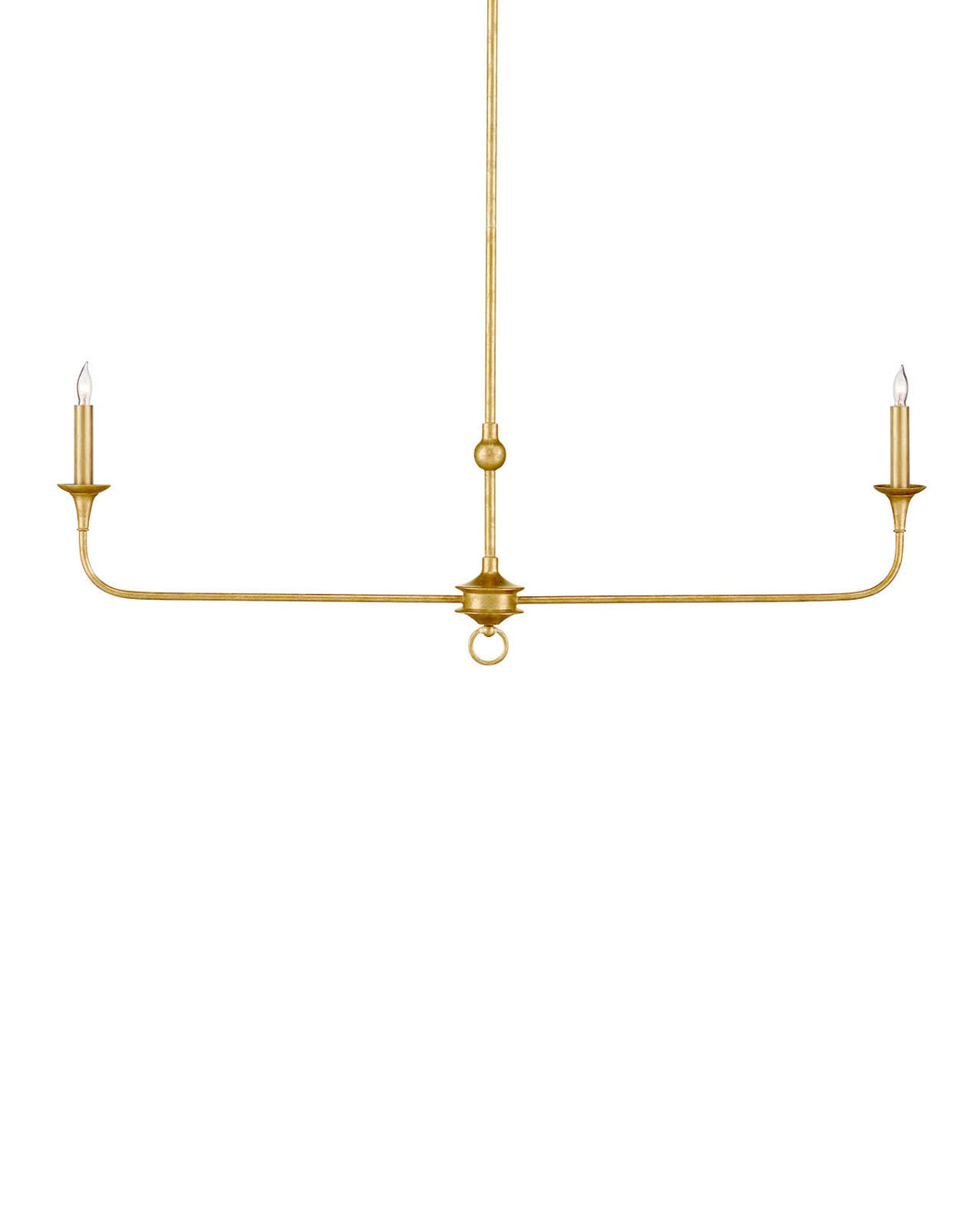 Chandeliers Nottaway Linear Gold Chandelier