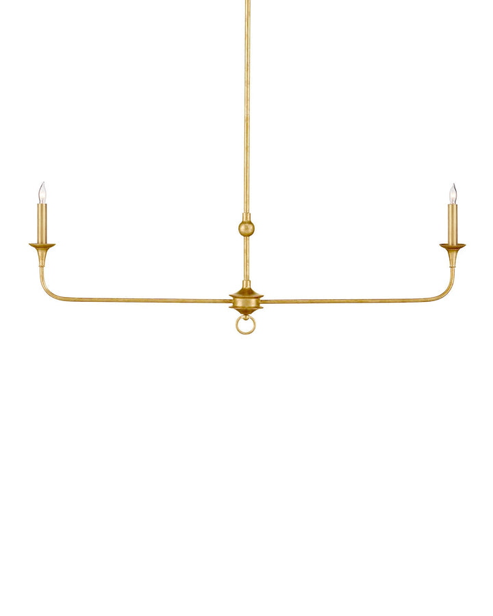 Chandeliers Nottaway Linear Gold Chandelier