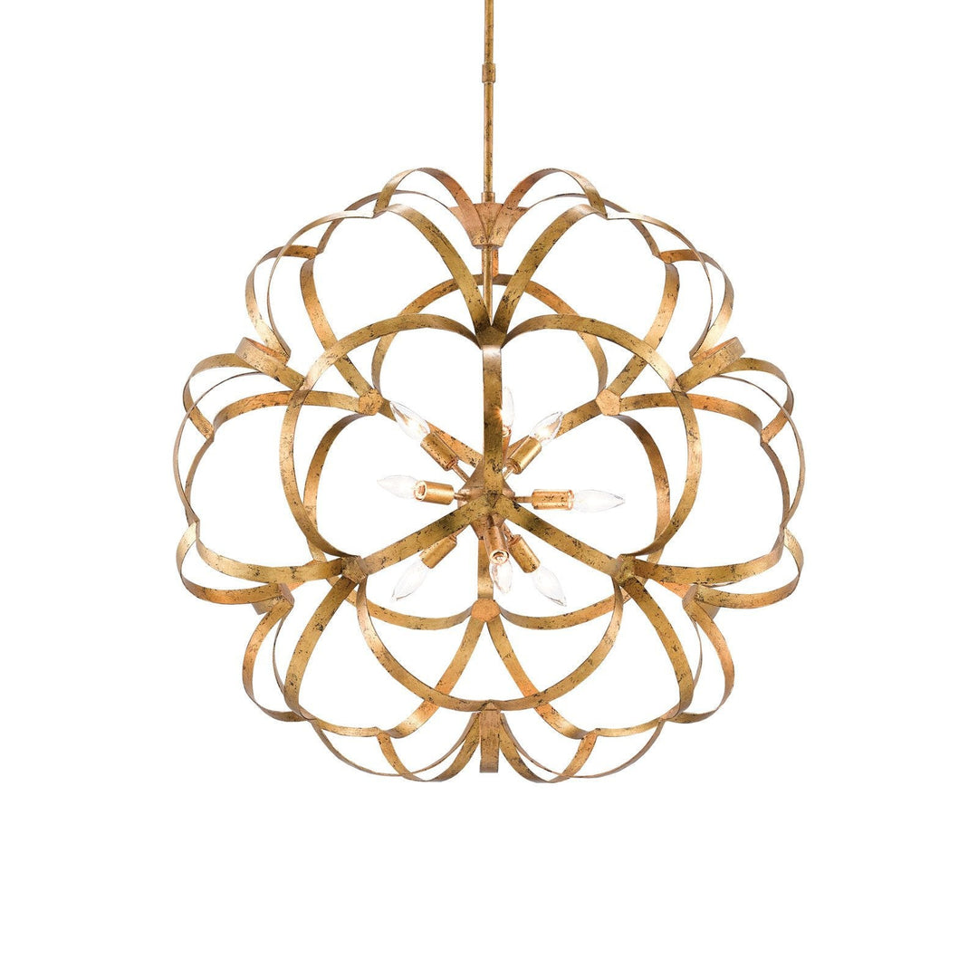 Sappho Gold Orb Chandelier