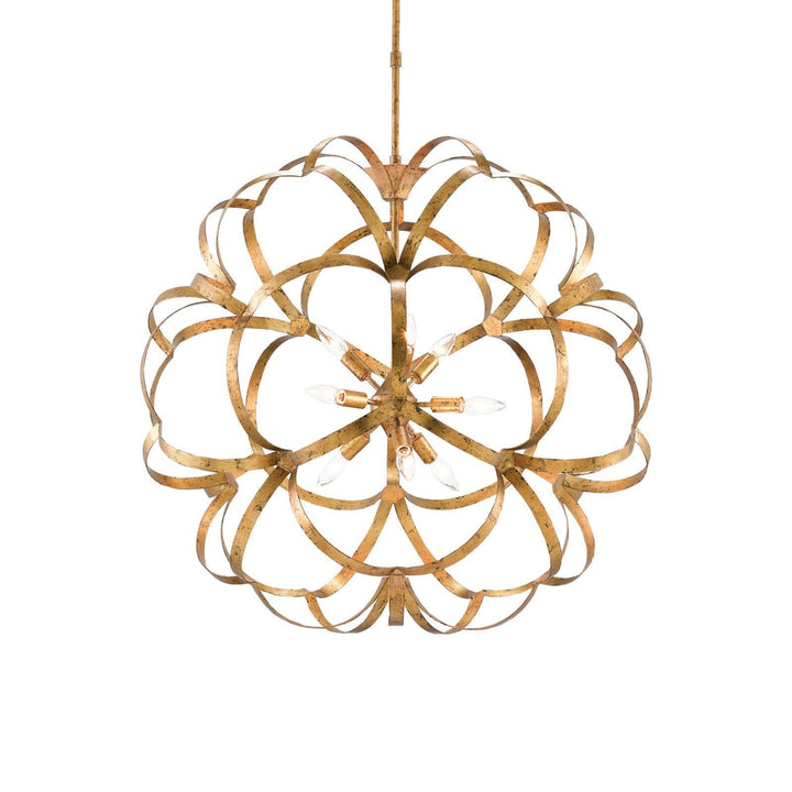 Sappho Gold Orb Chandelier