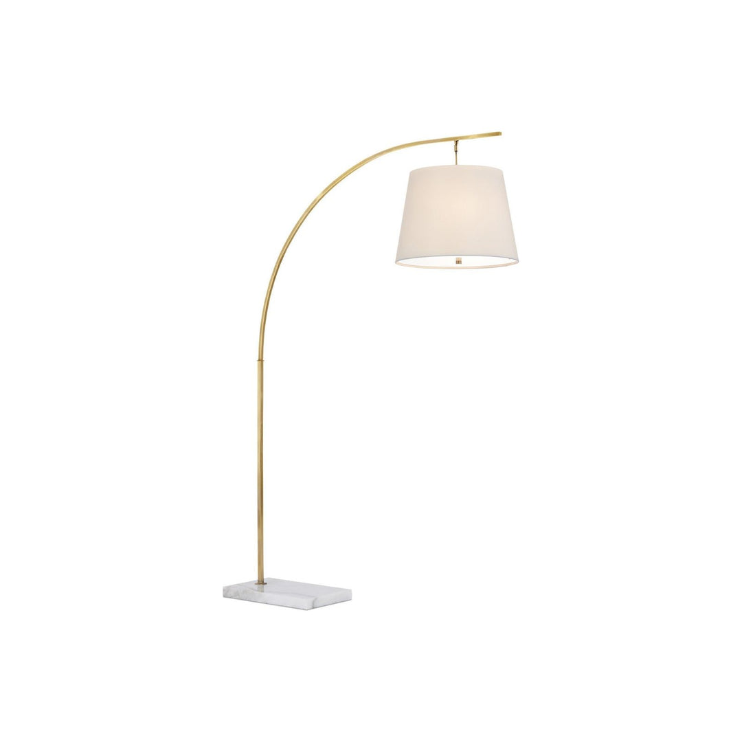 Cloister Medium Brass Floor Lamp