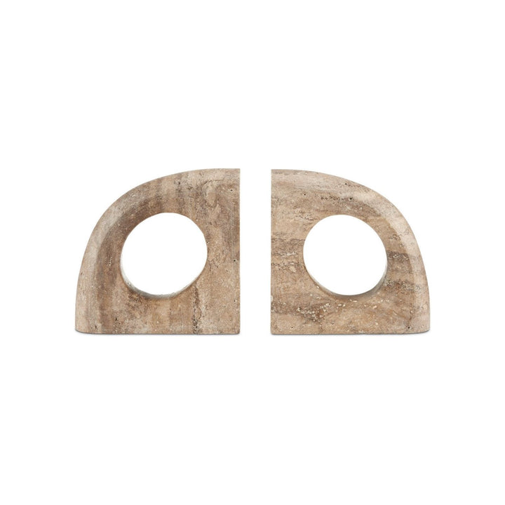 Russo Travertine Object Set of 2