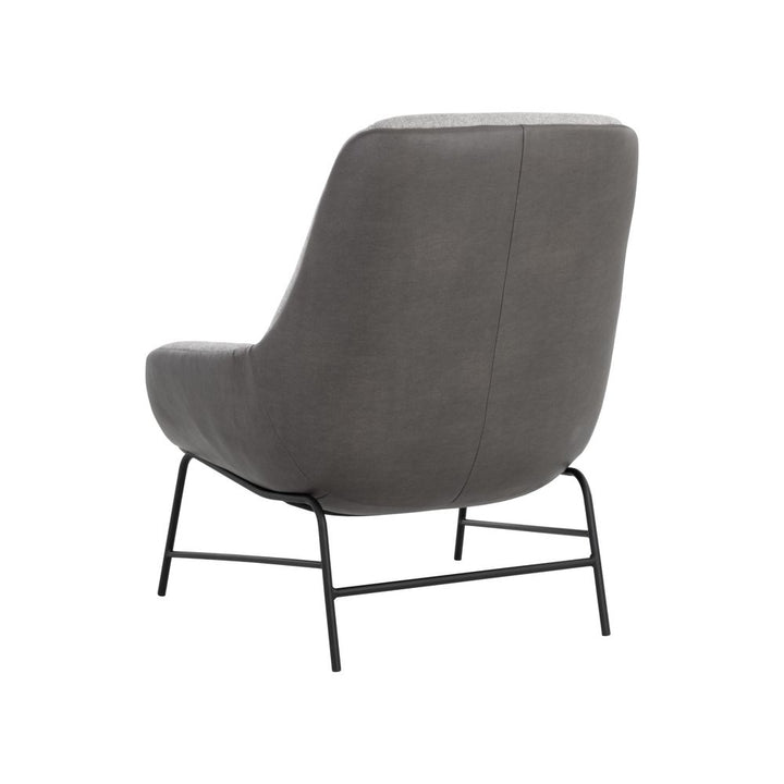 Lounge Chairs Lucier Lounge Chair - Belfast Heather Grey / Bravo Ash