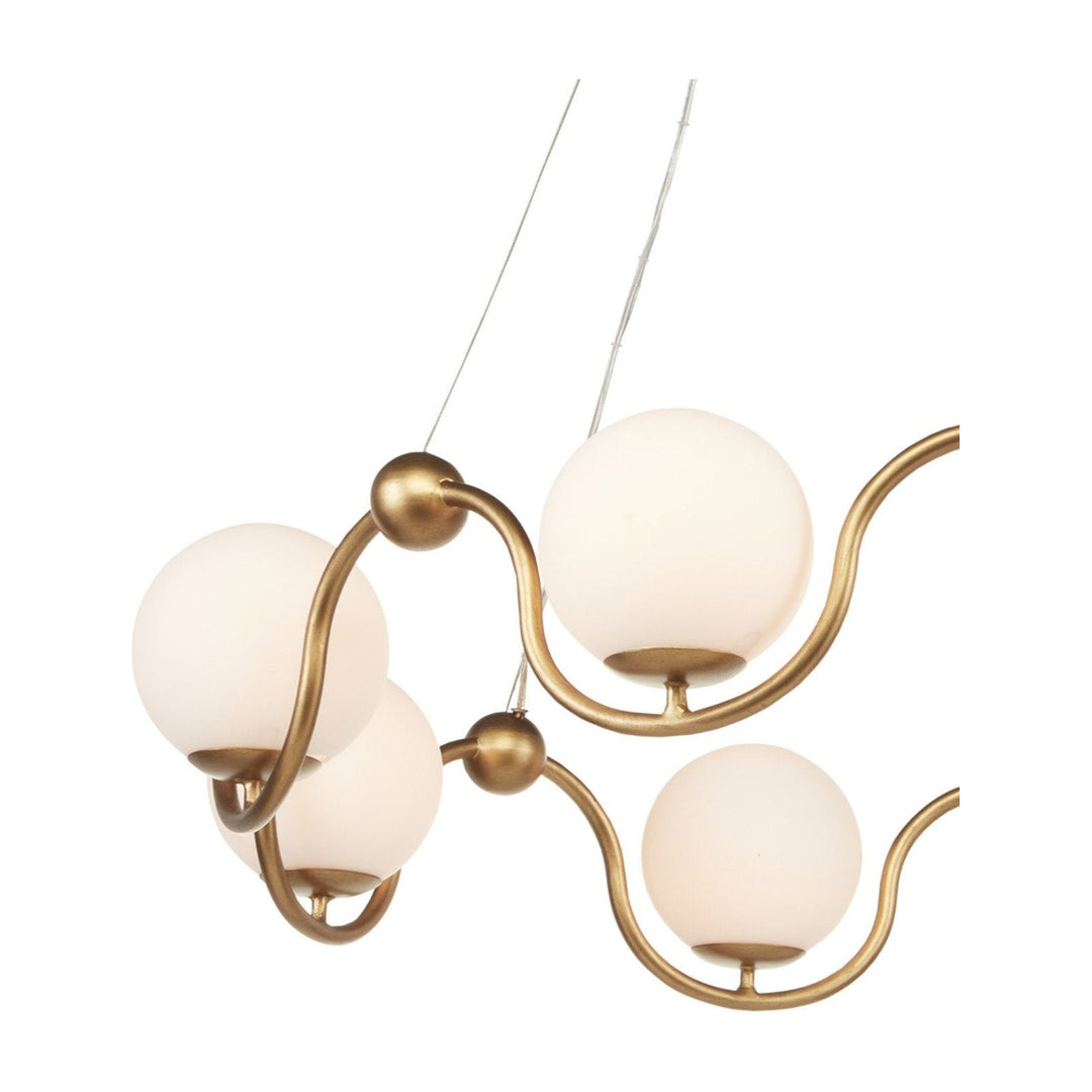 Equilibrium Brass Chandelier