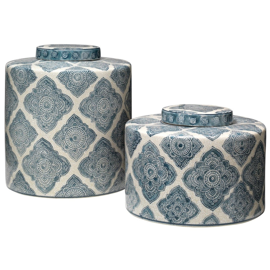 Oran Canisters (Set of 2)-Jamie Young-JAMIEYO-7ORAN-CABL-Decor-1-France and Son