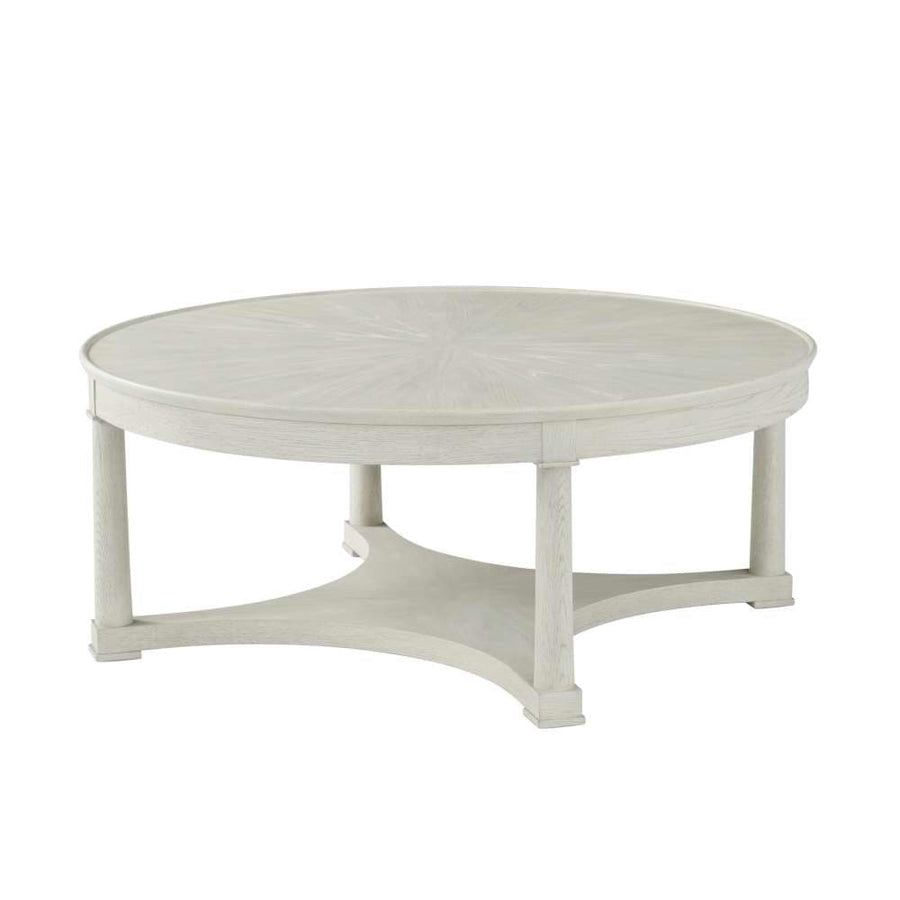 Surrey Round Cocktail Table-Theodore Alexander-THEO-TA51232.C375-Coffee Tables-1-France and Son