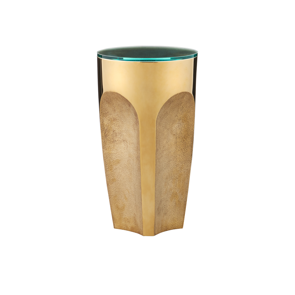 Side Tables Lemy Brass Drinks Table