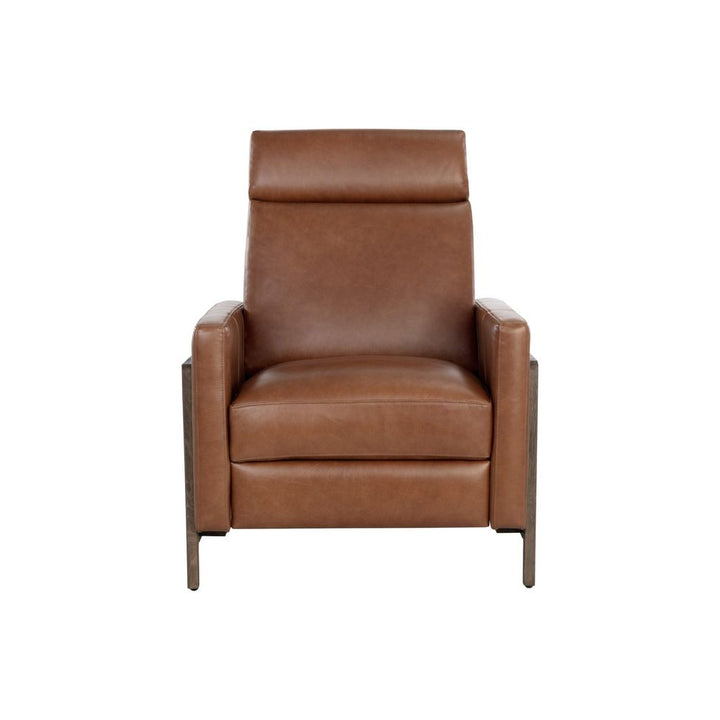 Lounge Chairs: Recliners Brandon Recliner - Shalimar Tobacco Leather