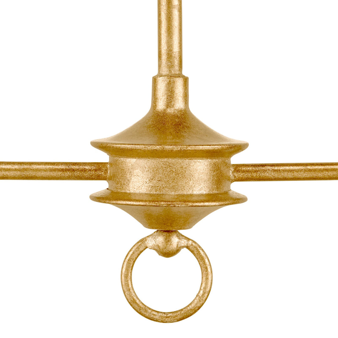 Chandeliers Nottaway Linear Gold Chandelier