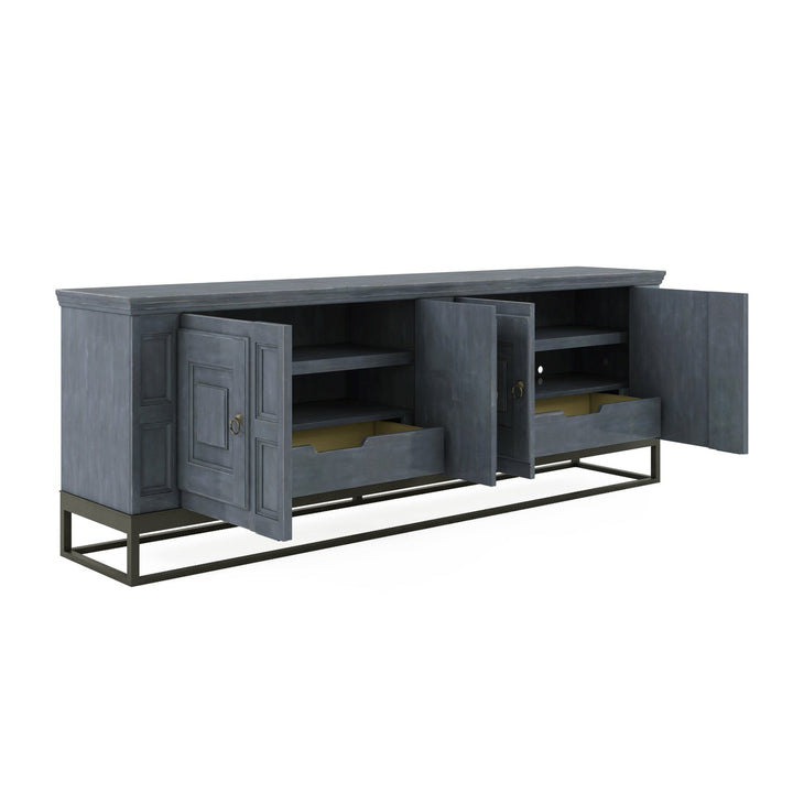 Alcove Entertainment Console - Blue