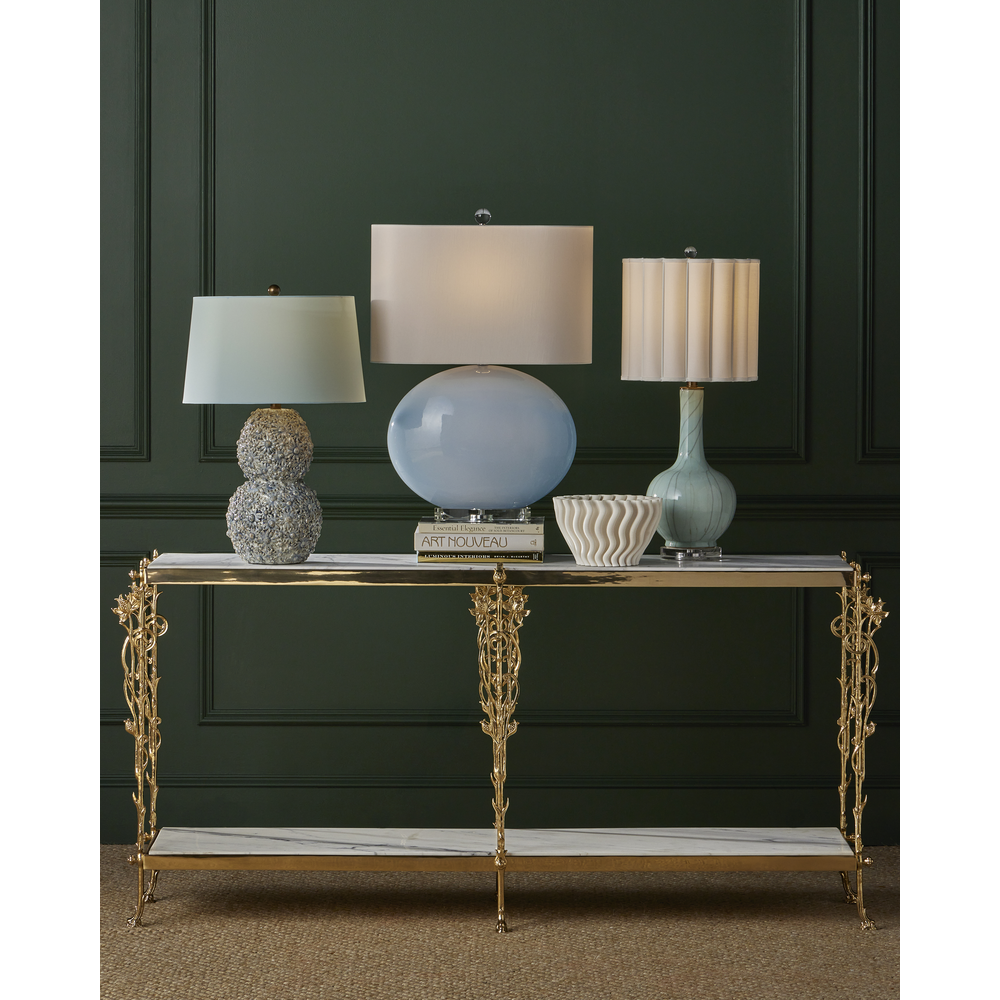 Ripple White Vase