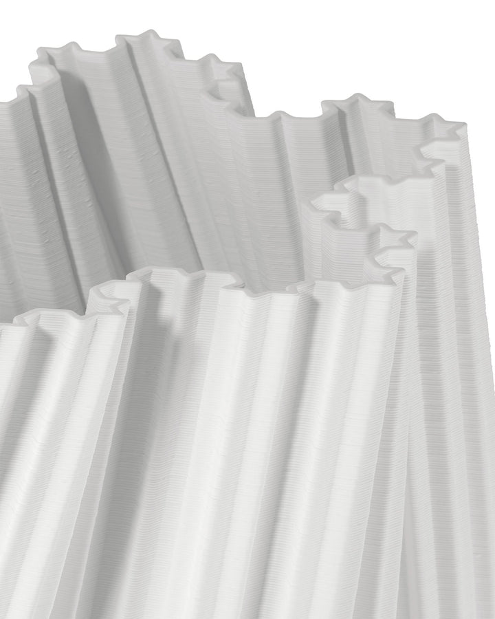 Vases Whorl Grande White Vase