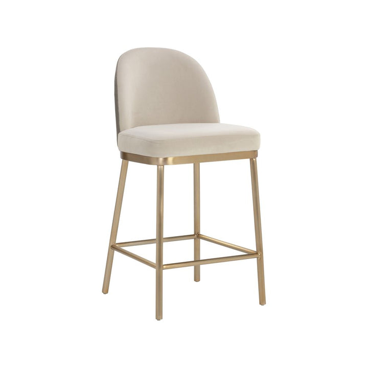 Lavania Counter Stool - Meg Taupe / Porcini Taupe