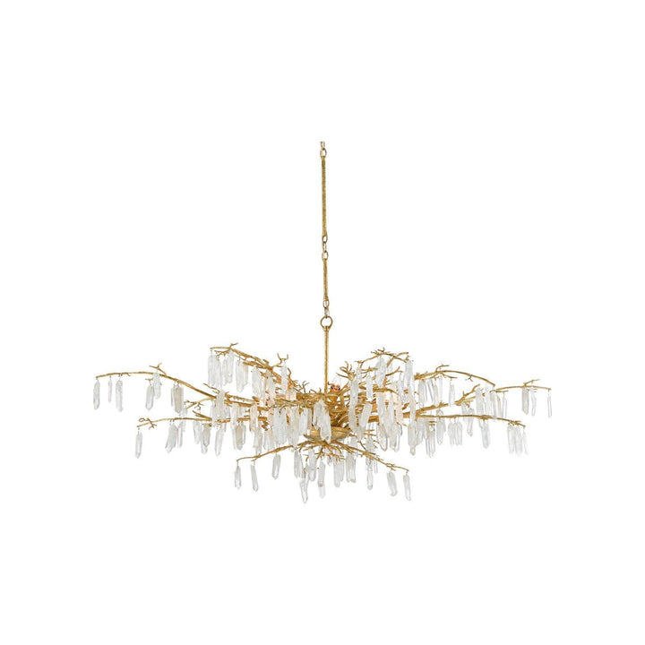 Forest Dawn Gold Chandelier