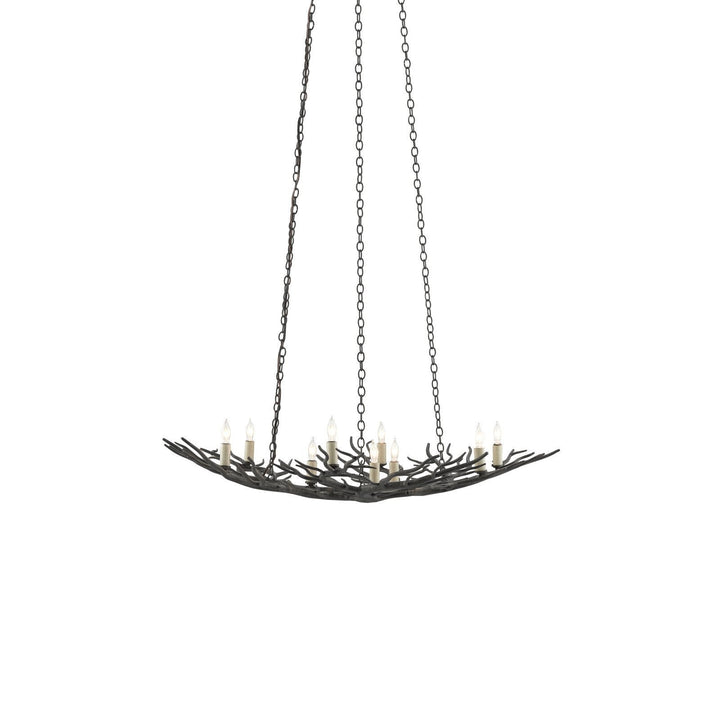 Rainforest Small Bronze Chandelier