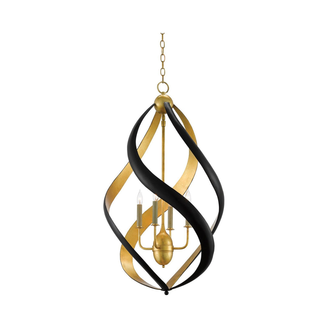 Trephine Black & Gold Chandelier