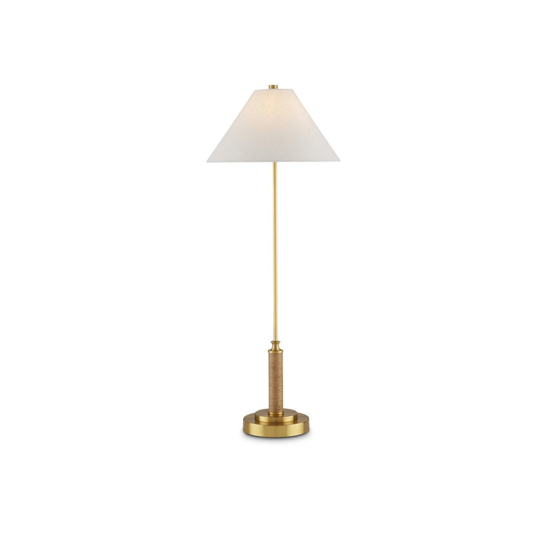 Ippolito Brass Console Lamp