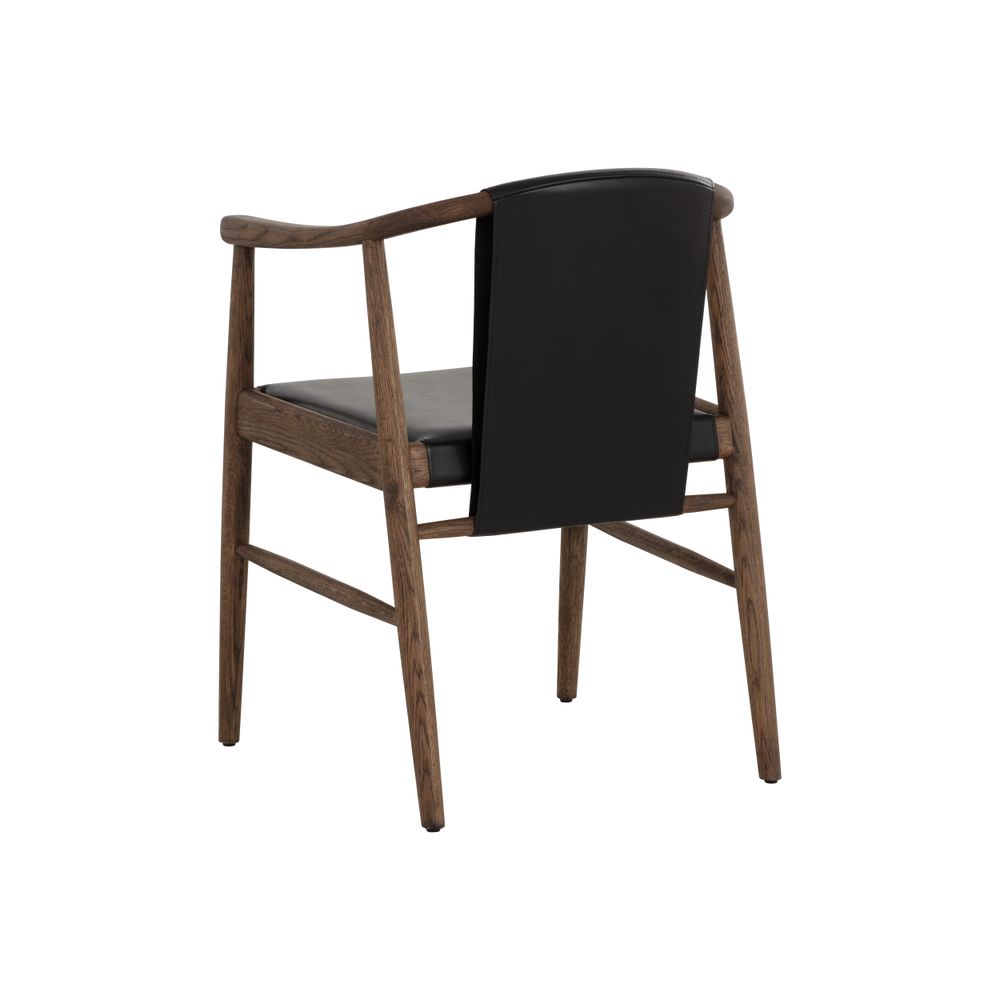 Dining Chairs Aran Dining Armchair - Onyx Leather