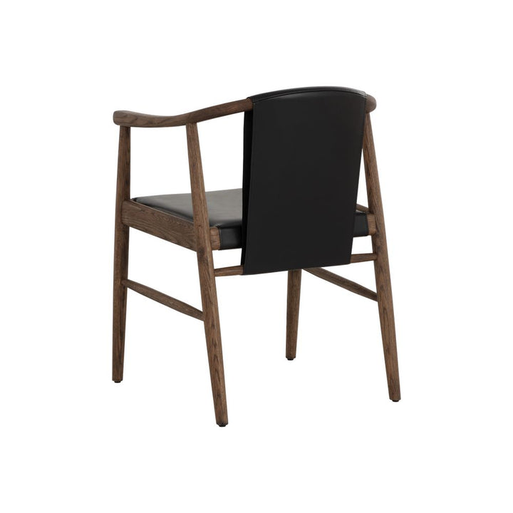 Dining Chairs Aran Dining Armchair - Onyx Leather