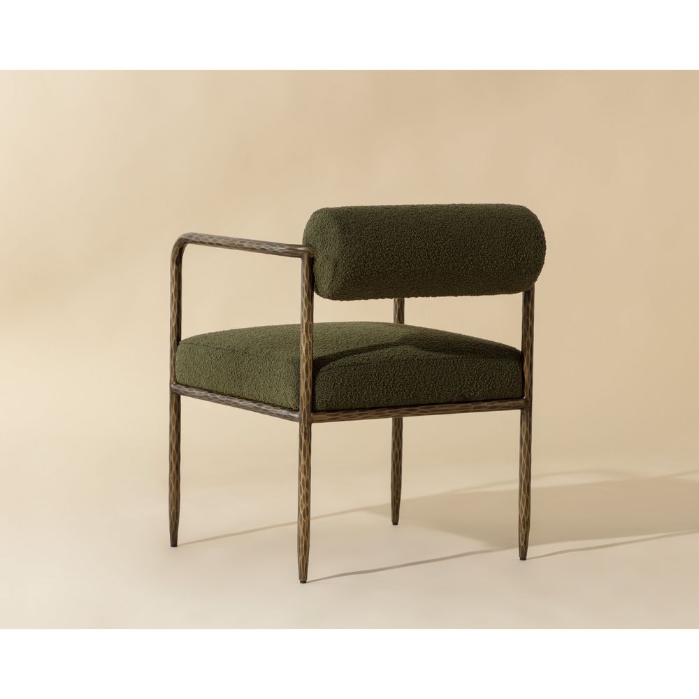 Dining Chairs Ajani Dining Armchair - Copenhagen Olive