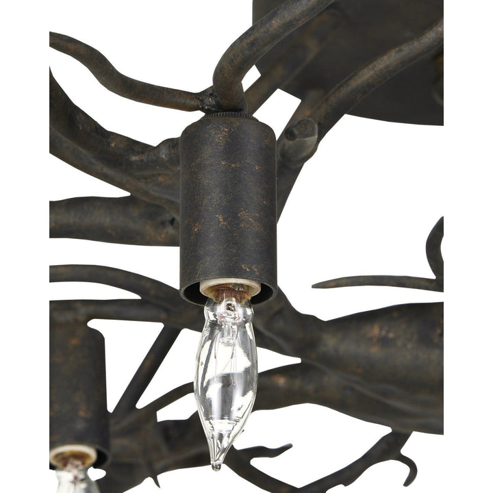 Rainforest Bronze Semi-Flush Mount