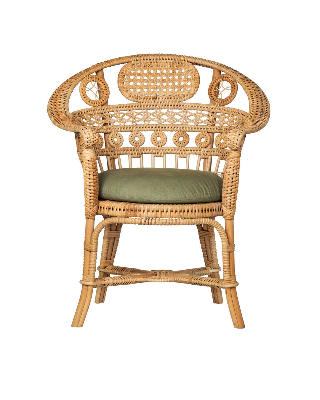 Lounge Chairs Eugenie Natural Armchair, Linho Loden