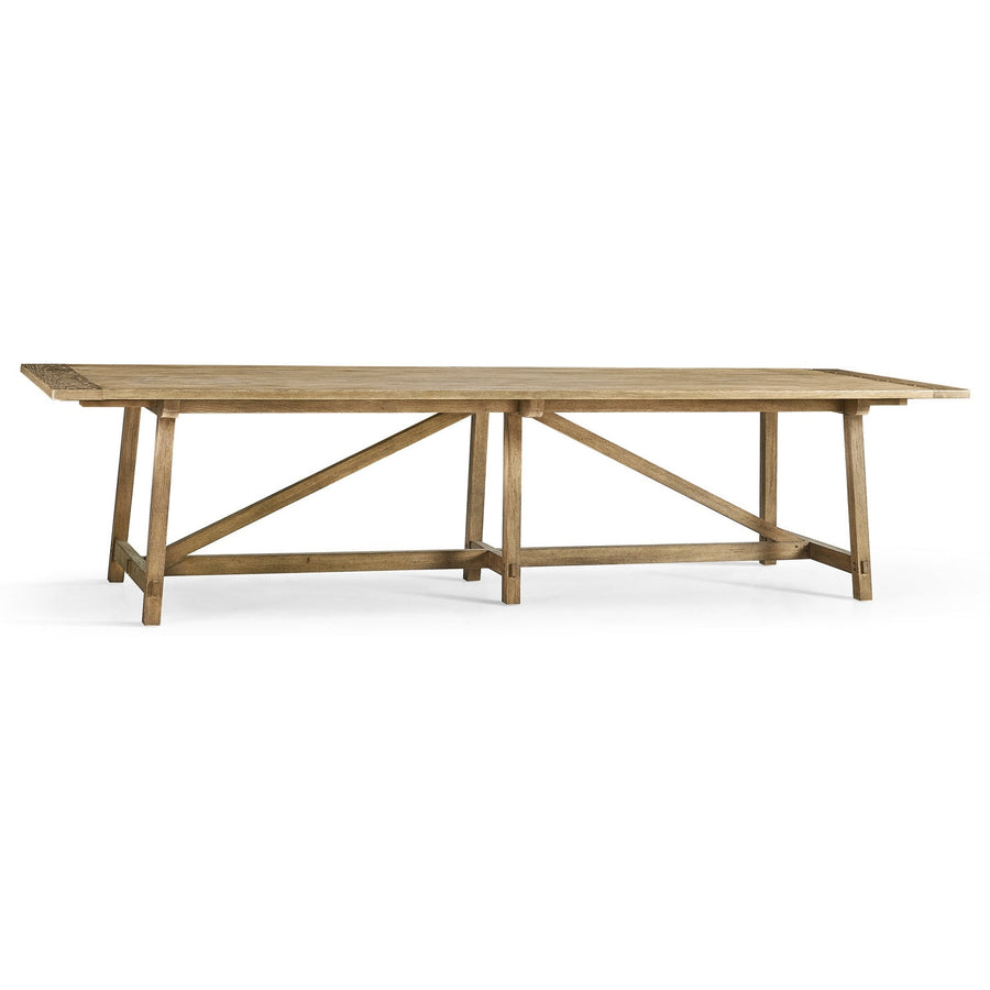 Sidereal French Laundry Dining Table 003-2-A60-WNC-Jonathan Charles-JCHARLES-003-2-A60-WNC-Dining Tables-1-France and Son