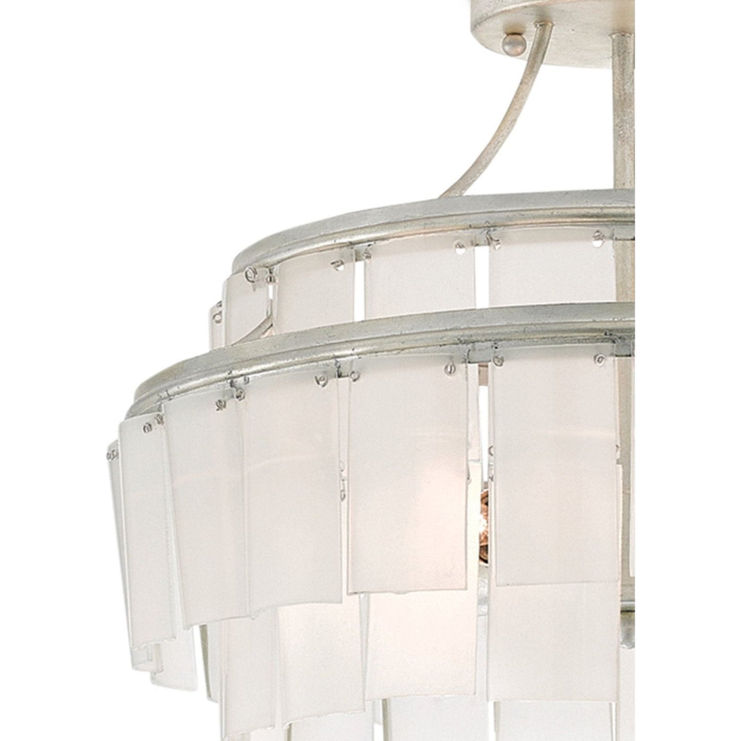 Vintner White Semi-Flush Mount