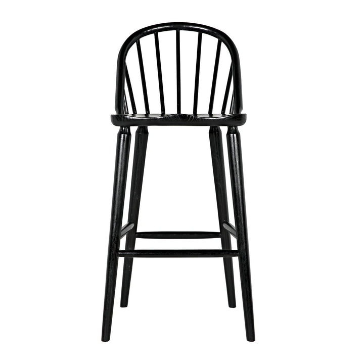 Gloster Bar Chair in Charcoal Black-Noir-STOCKR-NOIR-AE-218CHB-L-Bar Stools-2-France and Son