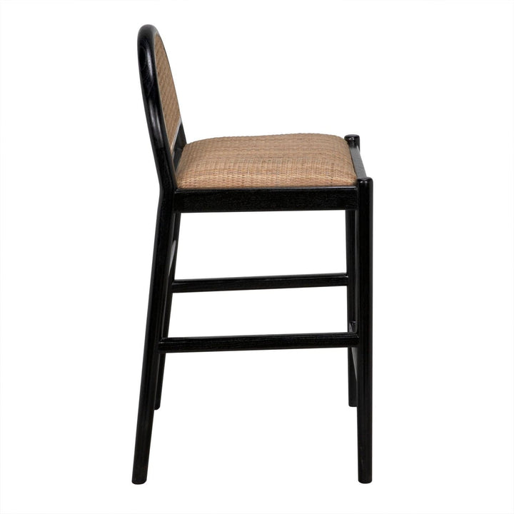 Peter Counter Stool-Noir-NOIR-AE-319CHB-S-Stools & Ottomans-4-France and Son