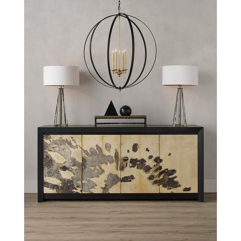 Sideboards & Credenzas Karlson Faux Vellum Credenza