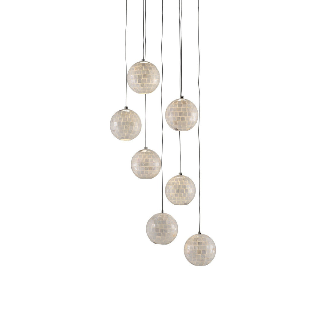 Finhorn 7-Light Round Multi-Drop Pendant