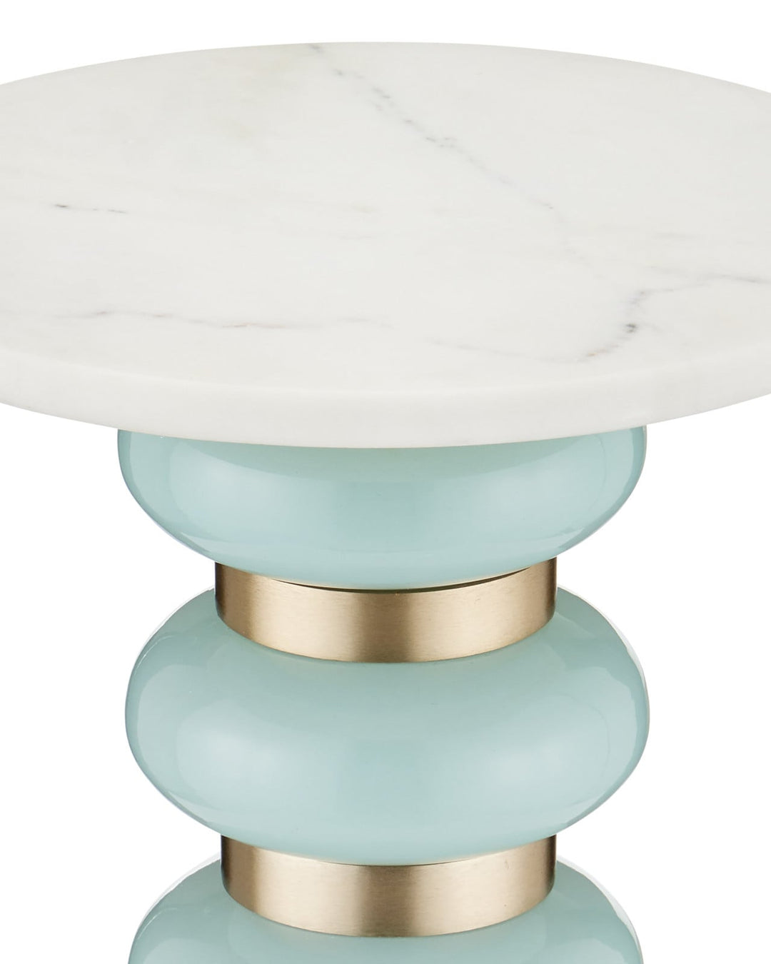 Side Tables Lambent Turquoise Drinks Table