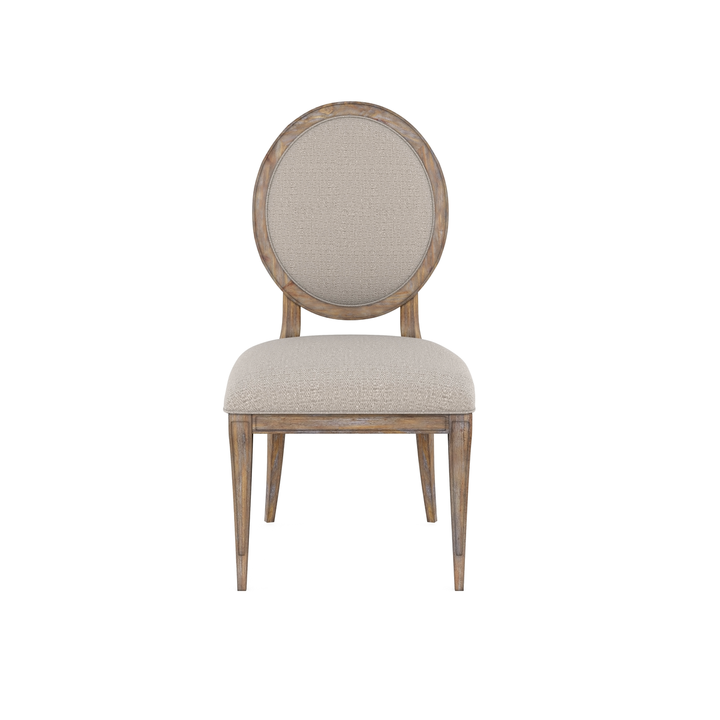 Architrave Oval Side Chair (Purchase in qty of 2 required, priced individually) - Brown