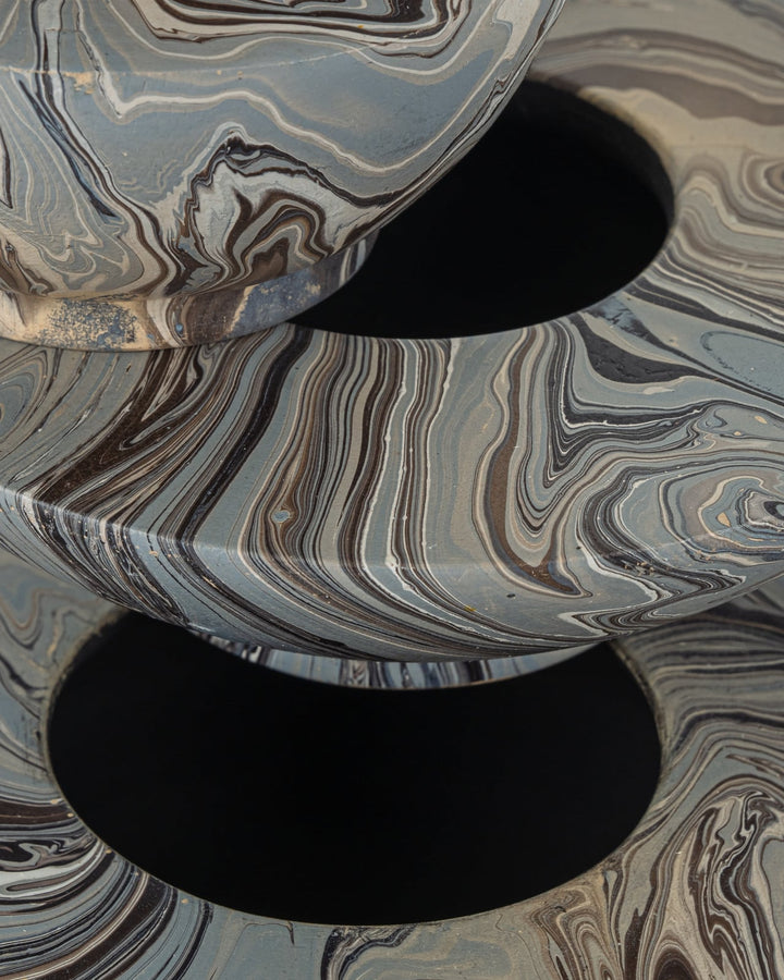 Boxes Marbleized Stacking Box Set of 3