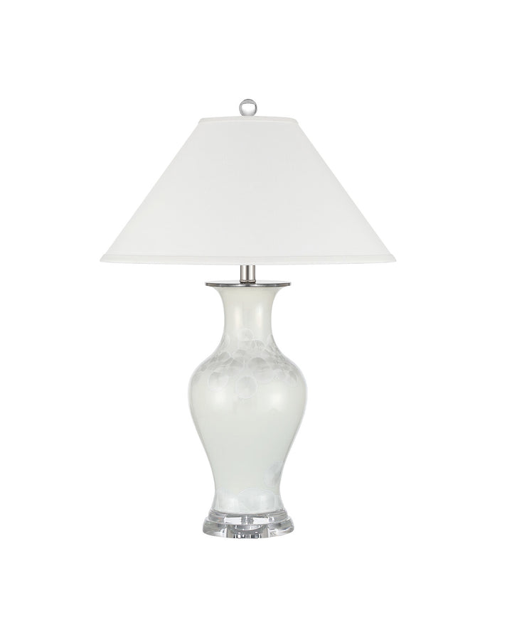Crystalline White Table Lamp