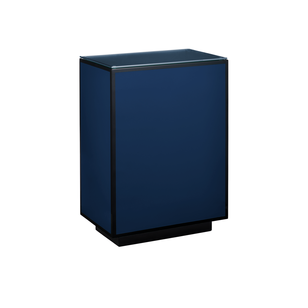 Side Tables Navy Lacquer Side Table