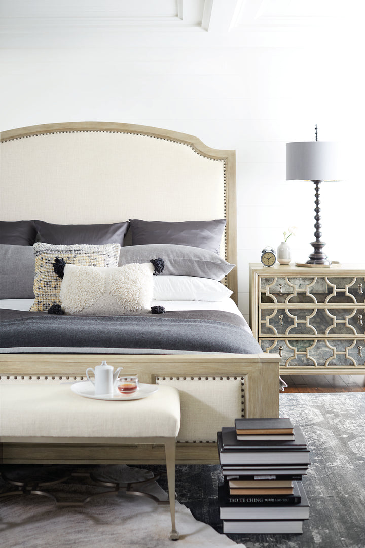 Santa Barbara Upholstered King Panel Bed
