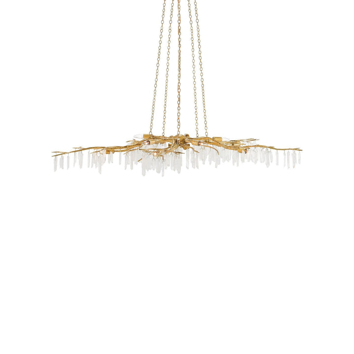 Forest Light Gold Chandelier