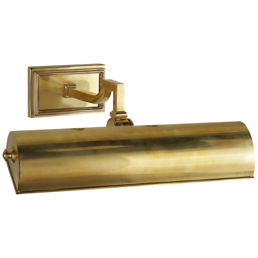 Dawnshine 12" Picture Light-Visual Comfort-VISUAL-AH 2701NB-Wall LightingNatural Brass-3-France and Son