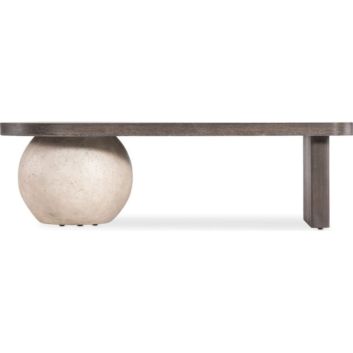 Coffee Tables Commerce and Market Gibbons Cocktail Bench - Dark Wood