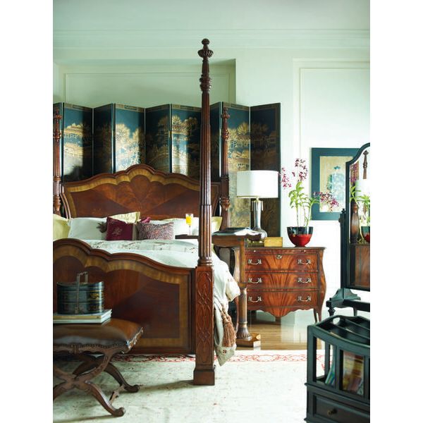 Four Poster Mahogany US King Bed