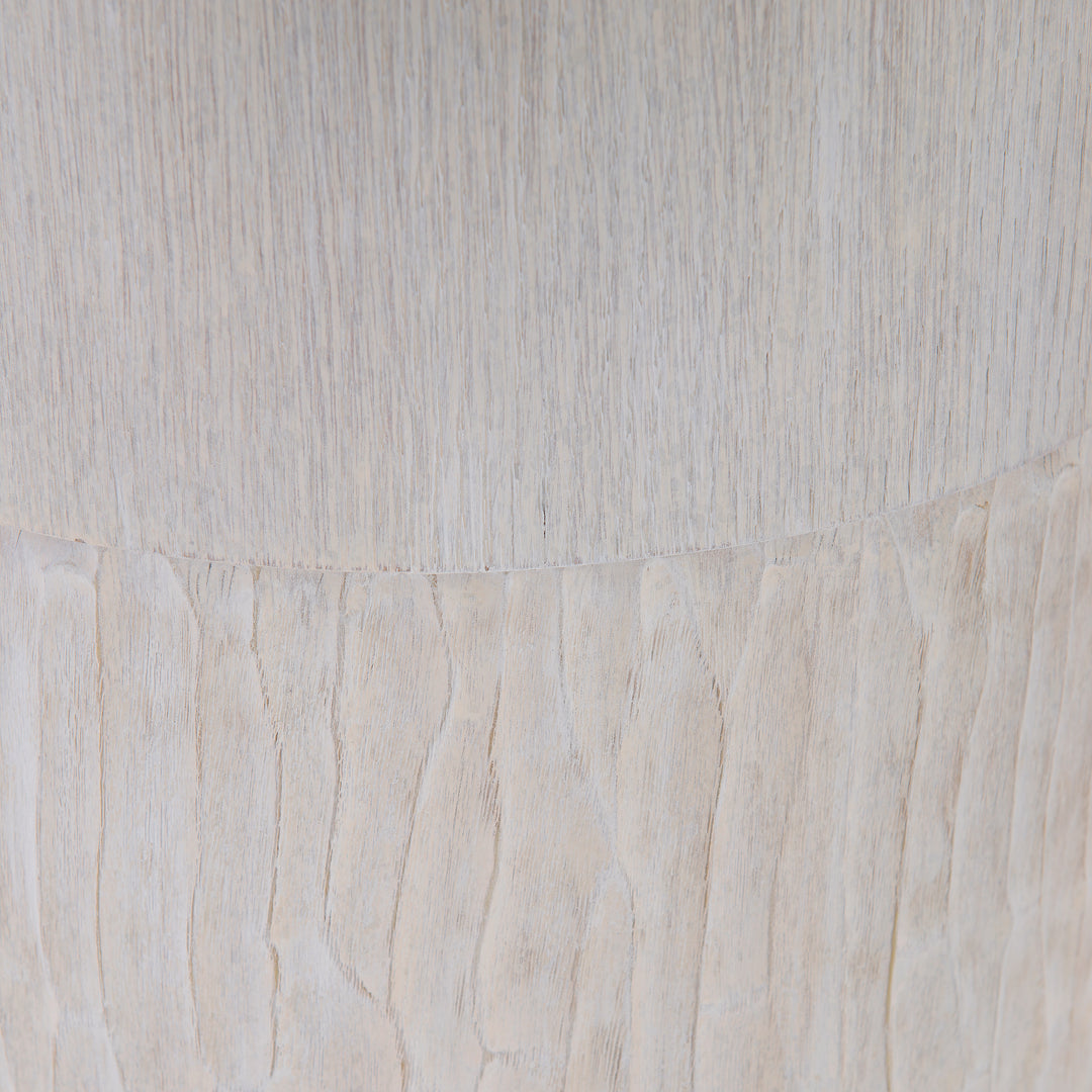 Solaria Wood Top Accent Table