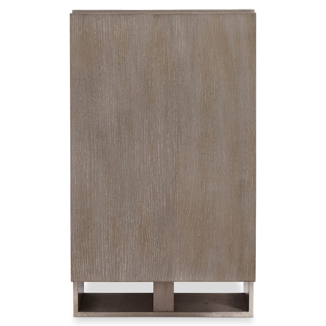 Linea Console Table in Cerused Greige Finish