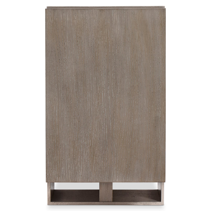 Linea Console Table in Cerused Greige Finish