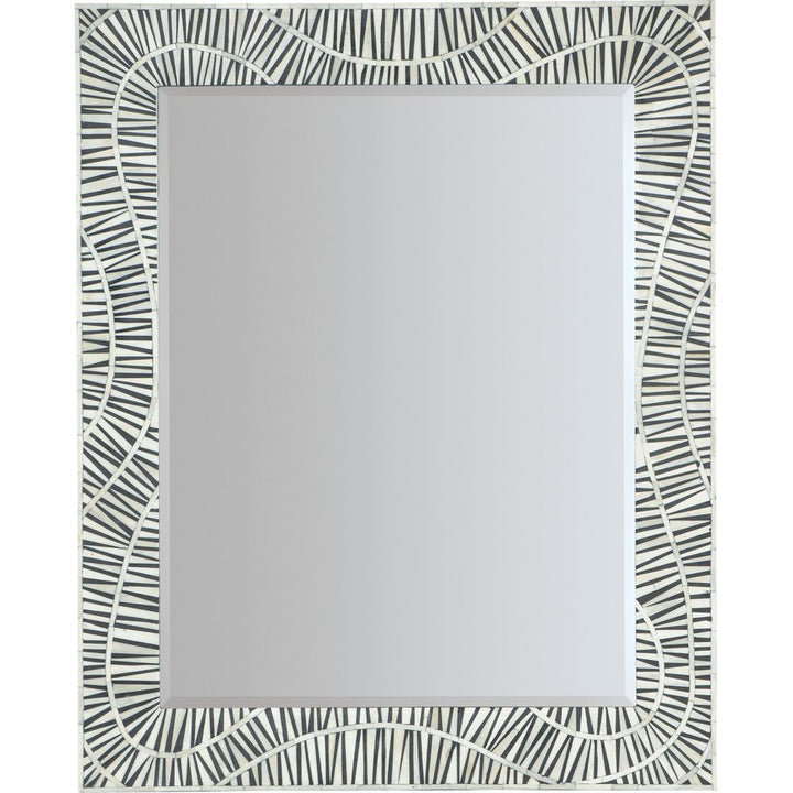 Wall Mirrors Commerce & Market Tiger Tooth Vertical Mirror - Whites/Creams/Beiges